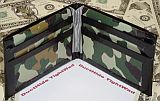 black and camo duct tape wallet