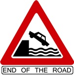 end of the road - sign