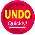 UNDO quickly! button graphic
