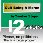 graphic about twelve step moron course