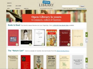 open library website screenshot