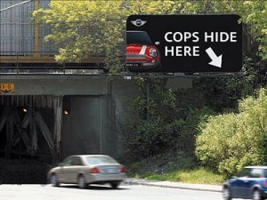 Cops Hide Everywhere