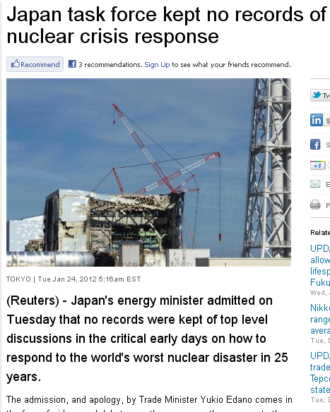 japan nuclear accident no meeting notes kept mmhmm