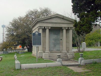 mausoleum of a deceased person
